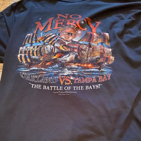 Other - 2003 Oakland Vs Tampa Bay No Mercy Tee Other - 2003 Oakland Vs Tampa Bay No Mercy Tee